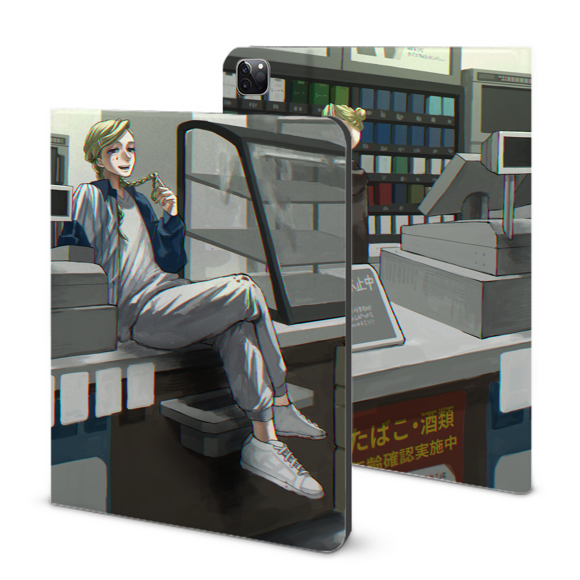 （画像用） 東京リベンジャーズ Tokyo Revengers IPad ケース ブック型 PUレザー TPU 耐衝撃 軽量 薄型 ペン収納なし 全面保護 IPad 各モデル対応
